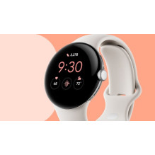 Google Pixel Watch LTE 41mm Polished Silver / Sport Band Chalk