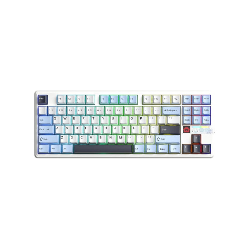 Aula F87 Pro V2 ledyninė mėlyna