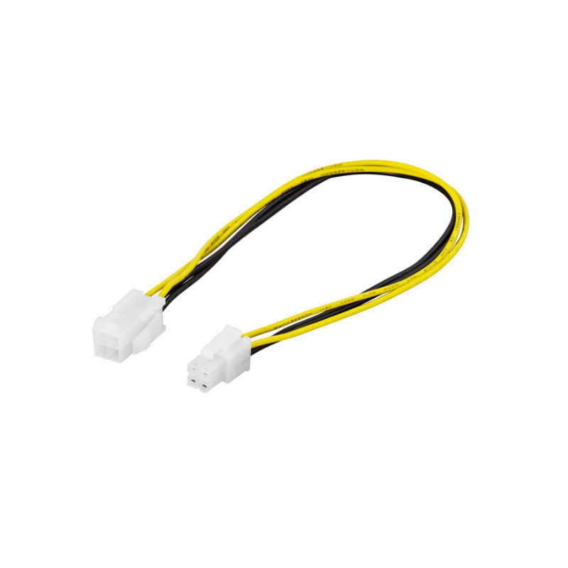 Deltaco Prailginimo kabelis 4-pin ATX12V (P4) 0.3m