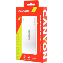 Canyon CANYON išorinė baterija PB-108 10000 mAh, balta
