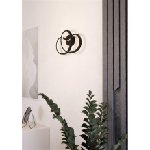 WALL LED LIGHT GIANELLA 900949 BLACK WALL LED LIGHT GIANELLA 900949 BLACK