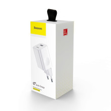 Įkroviklis Baseus Quick Charger 24W USB-A baltas CCALL-BX02 Įkroviklis Baseus Quick Charger 24W USB-A baltas CCALL-BX02