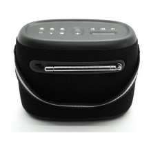 Pure Woodland wasserdichter Outdoor-Lautsprecher mit FM / DAB+ Radio, schwarz Pure Woodland wasserdichter Outdoor-Lautsprecher mit FM / DAB+ Radio, schwarz