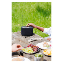 Pure Woodland wasserdichter Outdoor-Lautsprecher mit FM / DAB+ Radio, schwarz Pure Woodland wasserdichter Outdoor-Lautsprecher mit FM / DAB+ Radio, schwarz