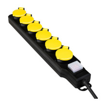 Logilink Steckdosenleiste 6-fach,6xCEE 7 / 3,m.Schalter,Outdoo Logilink Steckdosenleiste 6-fach,6xCEE 7 / 3,m.Schalter,Outdoo