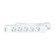 Logilink Steckdosenleiste 5-fach, 1,5m 2xUSB 5V / 2,1A maks. Logilink Steckdosenleiste 5-fach, 1,5m 2xUSB 5V / 2,1A maks.