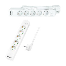Logilink Steckdosenleiste 5-fach, 1,5m 2xUSB 5V / 2,1A maks. Logilink Steckdosenleiste 5-fach, 1,5m 2xUSB 5V / 2,1A maks.