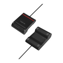USB 2.0-Kartenleser, Smart-ID, schwarz USB 2.0-Kartenleser, Smart-ID, schwarz