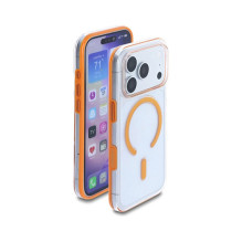 Delock Schutzhülle für iPhone 17 Pro suderinamas su MagSafe skaidriai oranžine spalva Delock Schutzhülle für iPhone 17 Pro suderinamas su MagSafe skaidriai oranžine spalva