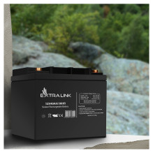 Extralink AKUMULIATORIUS Baterijos AKUMULIATORIUS 12V 40AH - Baterija - 40.000 mAh Hermetiška švino rūgšties (VRLA) 13.5 Extralink AKUMULIATORIUS Baterijos AKUMULIATORIUS 12V 40AH - Baterija - 40.000 mAh Hermetiška švino rūgšties (VRLA) 13.5
