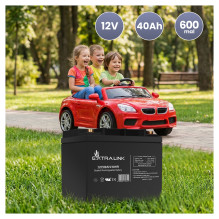 Extralink AKUMULIATORIUS Baterijos AKUMULIATORIUS 12V 40AH - Baterija - 40.000 mAh Hermetiška švino rūgšties (VRLA) 13.5 Extralink AKUMULIATORIUS Baterijos AKUMULIATORIUS 12V 40AH - Baterija - 40.000 mAh Hermetiška švino rūgšties (VRLA) 13.5