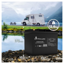 Extralink AKUMULIATORIUS Baterijos AKUMULIATORIUS 12V 40AH - Baterija - 40.000 mAh Hermetiška švino rūgšties (VRLA) 13.5 Extralink AKUMULIATORIUS Baterijos AKUMULIATORIUS 12V 40AH - Baterija - 40.000 mAh Hermetiška švino rūgšties (VRLA) 13.5