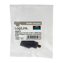 Logilink HDMI Adapter HDMI micro HDMI Bu / St Logilink HDMI Adapter HDMI micro HDMI Bu / St