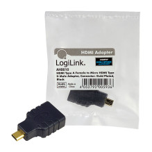 Logilink HDMI Adapter HDMI micro HDMI Bu / St Logilink HDMI Adapter HDMI micro HDMI Bu / St