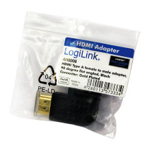 HDMI Adapter HDMI HDMI St / Bu 90° flach gewinkelt HDMI Adapter HDMI HDMI St / Bu 90° flach gewinkelt