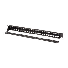 Patchpannel Keystone 1U. 48 Ports. unshielded. black LogiLink Patchpannel Keystone 1U. 48 Ports. unshielded. black LogiLink