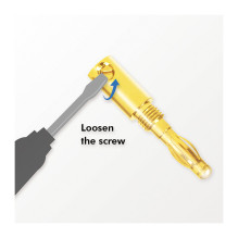 Logilink Audio-Bananenstecker für Selbstmontage (4 Stk.) Logilink Audio-Bananenstecker für Selbstmontage (4 Stk.)