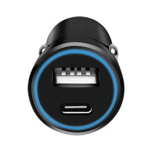 Logilink USB-A / C įkrovimo rinkinys, 15 W, kiekvienas 1x USB-A, 1x USB-C, juodas