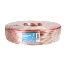 Logilink Lautsprecherkabel, 2x1.50 mm2, 100 m transparent Logilink Lautsprecherkabel, 2x1.50 mm2, 100 m transparent