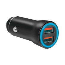 Logilink Car charger, 2 Port, 10.5W, illuminated, black Logilink Car charger, 2 Port, 10.5W, illuminated, black