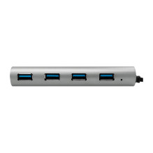Logilink USB 3.2 Gen1 Hub, 4-port, USB-C, aluminum, grey Logilink USB 3.2 Gen1 Hub, 4-port, USB-C, aluminum, grey
