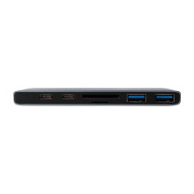 Logilink USB 3.2 Gen2x2, Docking Station, USB-C, 7-Port, w / PD, aluminum Logilink USB 3.2 Gen2x2, Docking Station, USB-C, 7-Port, w / PD, aluminum