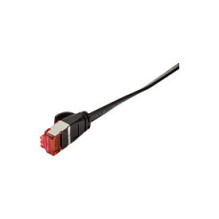 LogiLink SlimLine - Patch-Kabel - RJ-45 (M) bis RJ-45 (M) - 1 m - U / FTP, PiMF - CAT 6a - Geformt, flach ohne Haken LogiLink SlimLine - Patch-Kabel - RJ-45 (M) bis RJ-45 (M) - 1 m - U / FTP, PiMF - CAT 6a - Geformt, flach ohne Haken