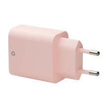 dbramante1928 pakartotinis įkrovimas – Netzteil – 20 W – 2 Ausgabeanschlussstellen (USB-C, USB) – rožinė – Europa