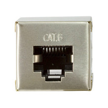 Logilink Patchkabelverbinder 1:1 Cat.6 STP, Metallgehäuse