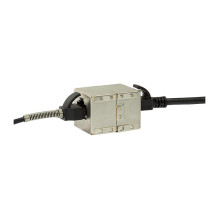 Logilink Patchkabelverbinder 1:1 Cat.6 STP, Metallgehäuse