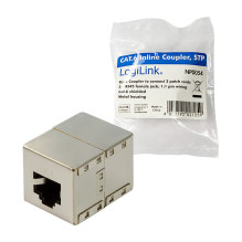 Logilink Patchkabelverbinder 1:1 Cat.6 STP, Metallgehäuse