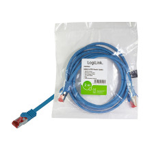Logilink Patchkabel CAT6 S / FTP AWG27 PIMF 3,00m blau Logilink Patchkabel CAT6 S / FTP AWG27 PIMF 3,00m blau