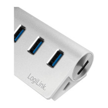 USB 3.0 3-Port šakotuvas su kortelių skaitytuvu