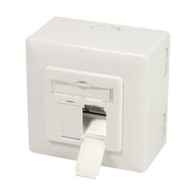 Logilink CAT 6A Auf und Unterputzdose vollgeschirmt RAL 901 Logilink CAT 6A Auf und Unterputzdose vollgeschirmt RAL 901