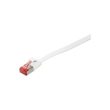 Logilink Flachpatchkabel RJ45 U / FTP Cat6A 10,0m weiß Logilink Flachpatchkabel RJ45 U / FTP Cat6A 10,0m weiß