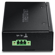 TRENDnet TI-PELC50 5-Port Ethernet PoE+ pramoninis DIN bėgio mini jungiklis
