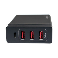 Logilink USB Tischladeadapter 3xUSB-A Port+1xUSB-C Port,60W Logilink USB Tischladeadapter 3xUSB-A Port+1xUSB-C Port,60W