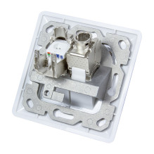 Keystone Dose Unterputz 2 modules. signal white LogiLink Keystone Dose Unterputz 2 modules. signal white LogiLink