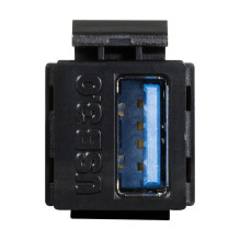 „Keystone“ įrišimo įrašymo įrenginys USB 3.0-A F / F, juodas LogiLink „Keystone“ įrišimo įrašymo įrenginys USB 3.0-A F / F, juodas LogiLink