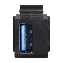 „Keystone“ įrišimo įrašymo įrenginys USB 3.0-A F / F, juodas LogiLink „Keystone“ įrišimo įrašymo įrenginys USB 3.0-A F / F, juodas LogiLink