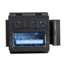 „Keystone“ įrišimo įrašymo įrenginys USB 3.0-A F / F, juodas LogiLink „Keystone“ įrišimo įrašymo įrenginys USB 3.0-A F / F, juodas LogiLink