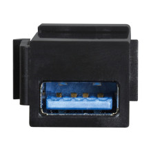 „Keystone“ įrišimo įrašymo įrenginys USB 3.0-A F / F, juodas LogiLink „Keystone“ įrišimo įrašymo įrenginys USB 3.0-A F / F, juodas LogiLink