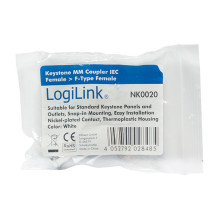 „Keystone Verbinder“ IEC F tipo lizdas LogiLink