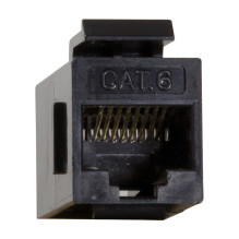 Keystone Verbinder Cat.6 UTP. 2xRJ45. juoda LogiLink Keystone Verbinder Cat.6 UTP. 2xRJ45. juoda LogiLink