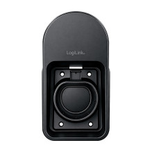 LogiLink Wandhalterung Elektroauto Ladekabel mit Kabelablage / charging gun holder with cable holder Black LogiLink Wandhalterung Elektroauto Ladekabel mit Kabelablage / charging gun holder with cable holder Black
