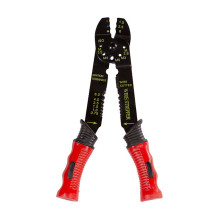 Universal crimping pliers for insulated terminals, with crimp assortment Universal crimping pliers for insulated terminals, with crimp assortment