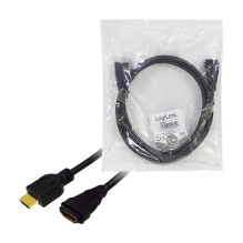 Logilink HDMI-Kabel Ethernet A - A St / Bu 2.00m Gold Verl. Logilink HDMI-Kabel Ethernet A - A St / Bu 2.00m Gold Verl.