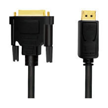 Logilink DisplayPort-Kabel DP 1.2 zu DVI 1.2 5.0m schwarz Logilink DisplayPort-Kabel DP 1.2 zu DVI 1.2 5.0m schwarz