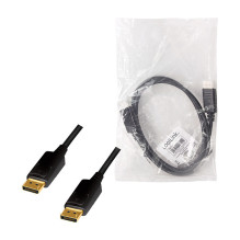 Logilink DisplayPort-Kabel.DP / M zu DP / M.4K / 60Hz.CCS.Black 1m Logilink DisplayPort-Kabel.DP / M zu DP / M.4K / 60Hz.CCS.Black 1m