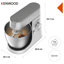 Kenwood Electronics Kenwood Chef XL KVL4110S - Küchenmaschine - 1200 W Kenwood Electronics Kenwood Chef XL KVL4110S - Küchenmaschine - 1200 W